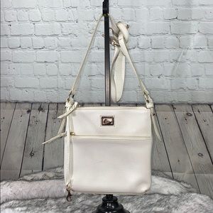 Dooney & Bourke white small crossover bag EUC